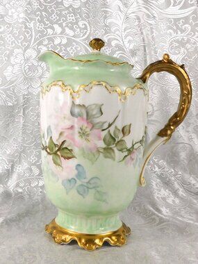 Mint Green Haviland Chocolate Pot # 27240